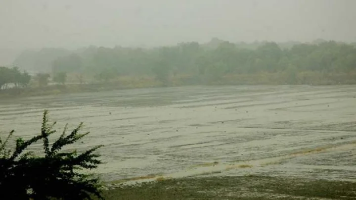 rain in some places