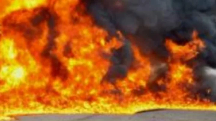 Fire in Petrol tanker in Vietnam