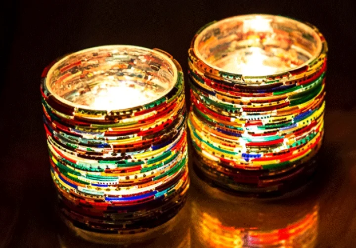 घर पर ही बनाएं कैंडल होल्डर