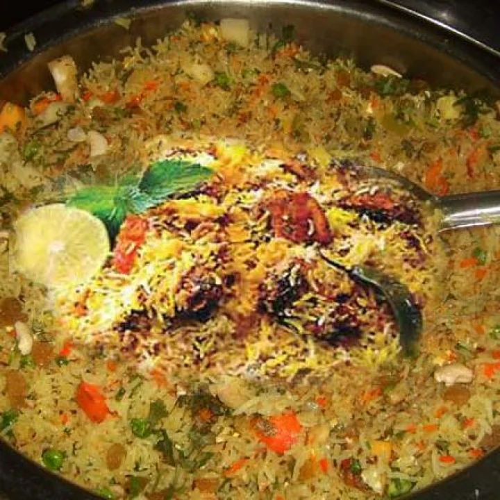 Make restaurant style mushroom biryani