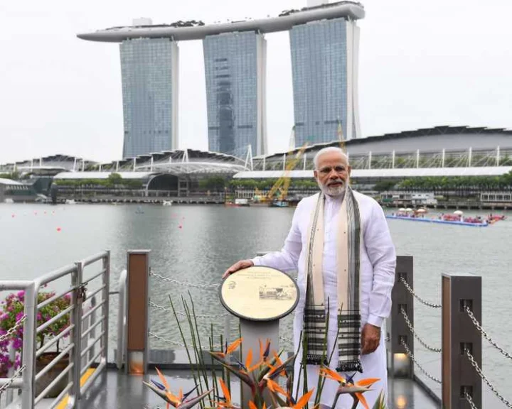 Modi in Singapore