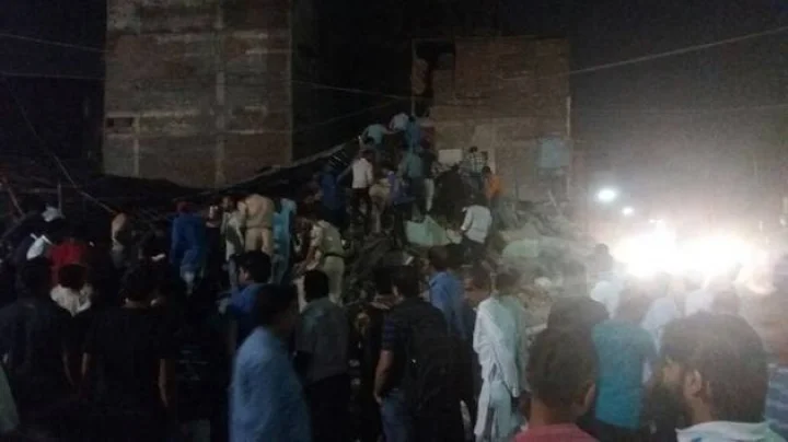 Two-story building collapsed in Kolkata