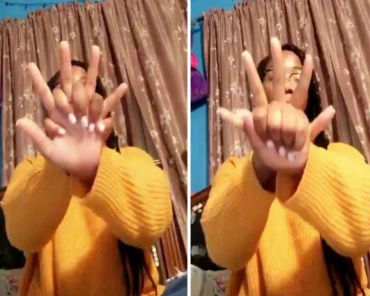 illusion with hands