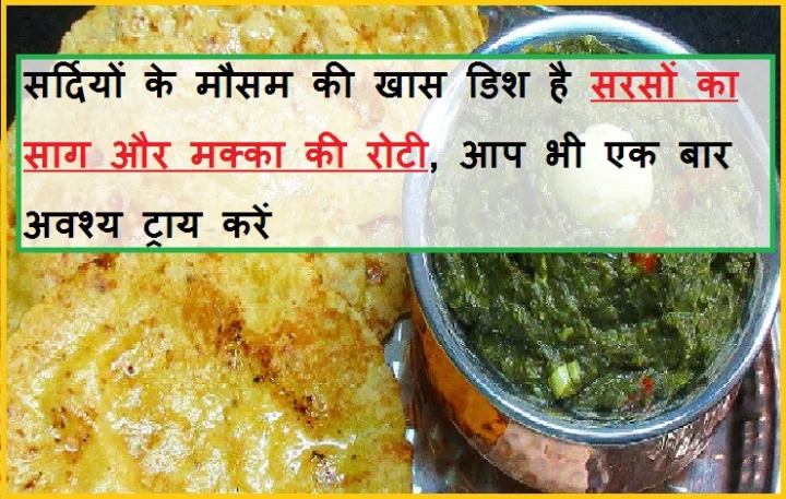 sarson ka saag aur makki ki roti