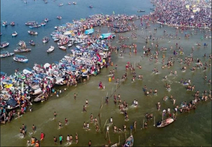 Kumbh devotee