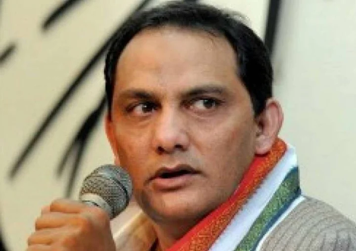 Mohammad Azharuddin name from hyderabad stadium