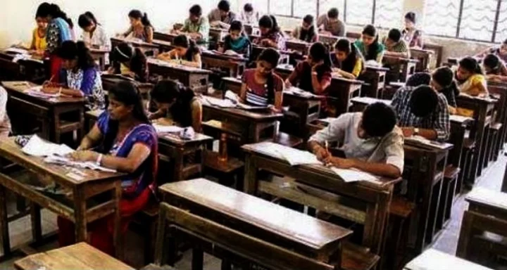 Protest regarding recruitment exam in Madhya Pradesh