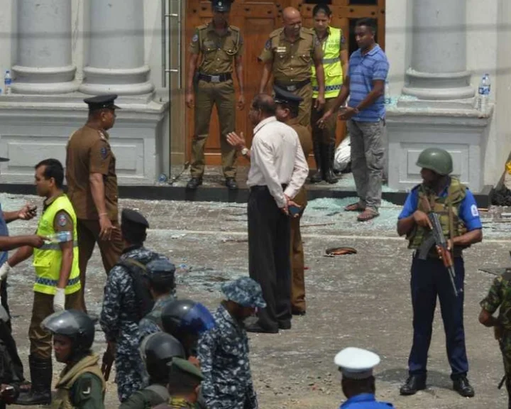 sri lanka bombarding