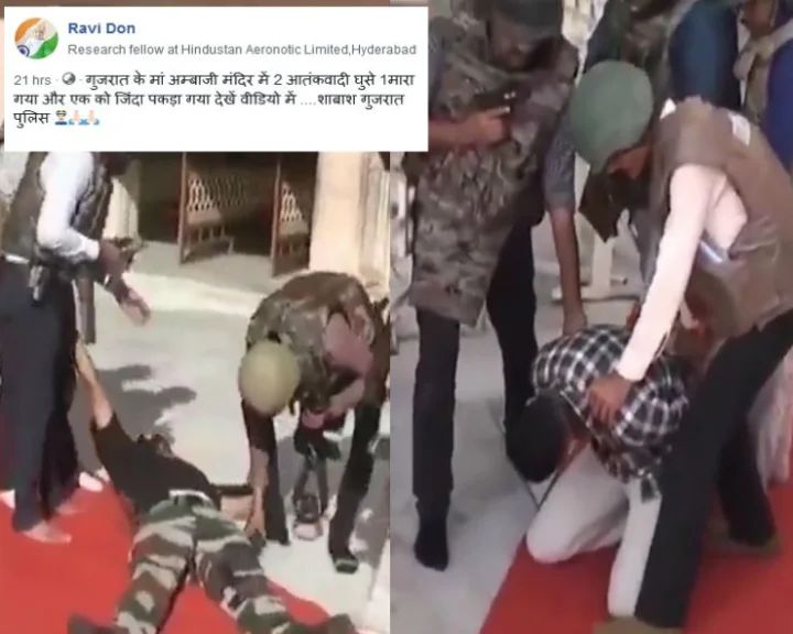 Terror attack at Ambaji Temple