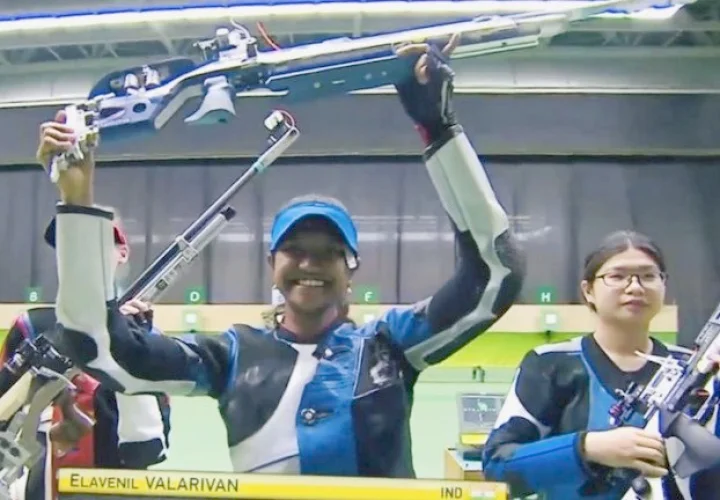 Indian shooter Elavenil Valarivan