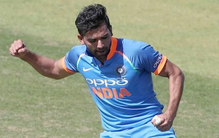 Fast bowler Deepak Chahar