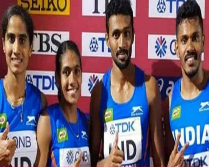 Indian mixed relay team