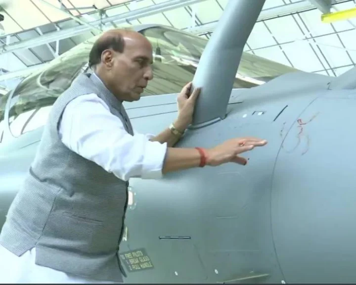 Fighter Rafale aircraft