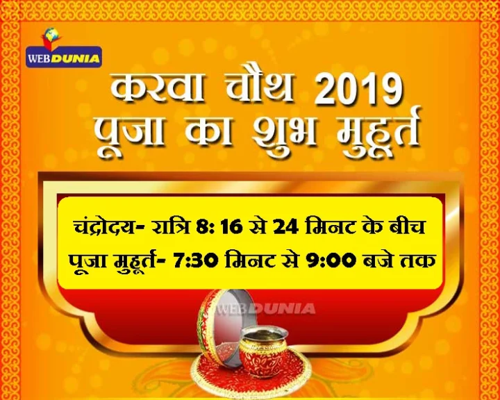 Karwa chauth puja muhurat