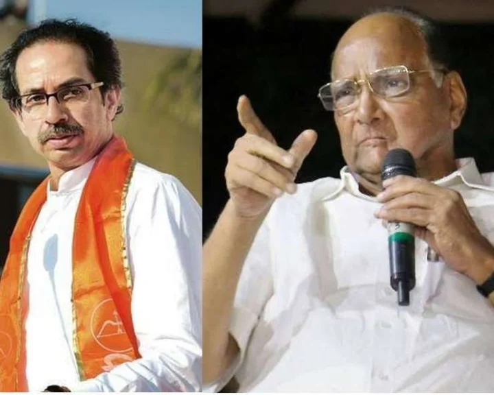 Uddhav Thackeray and Sharad Pawar