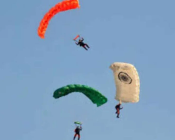 Paragliding practice