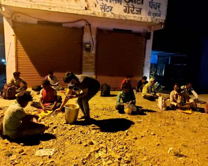 Corona Virus. Lockdown in Khandwa