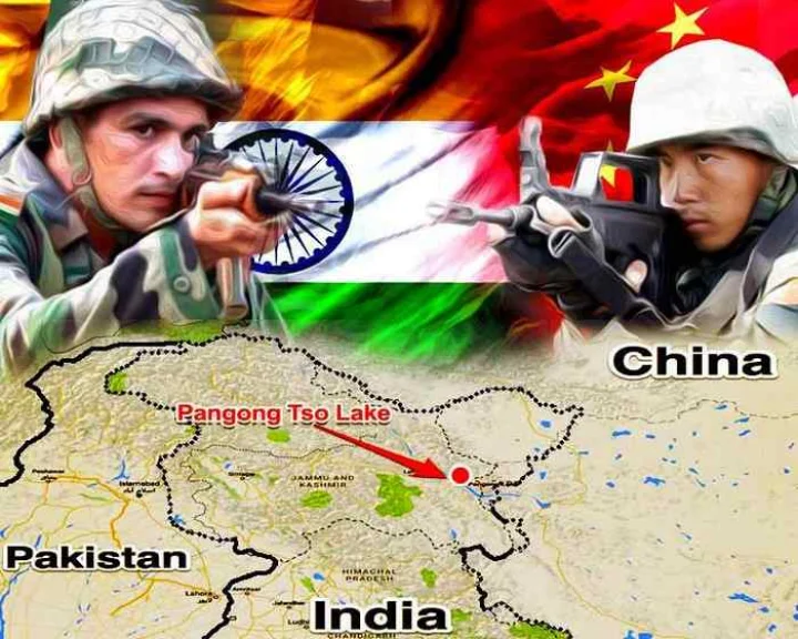 China troops