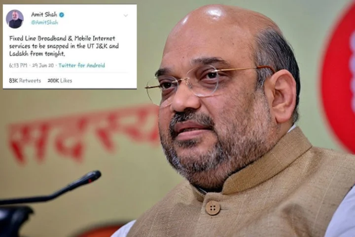 Fact Check: जम्मू-कश्मीर, लद्दाख में इंटरनेट बंद करने वाला अमित शाह का ट्वीट वायरल, जानिए इसकी सच्चाई...