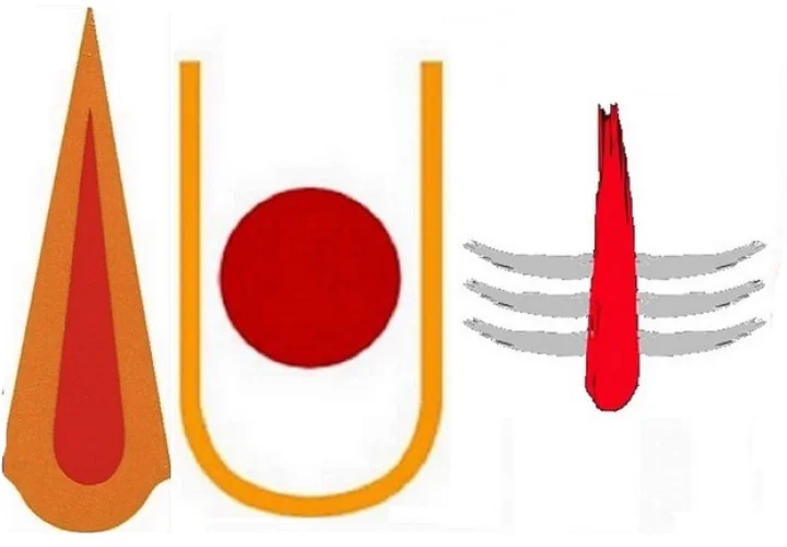 Hindu tilak style