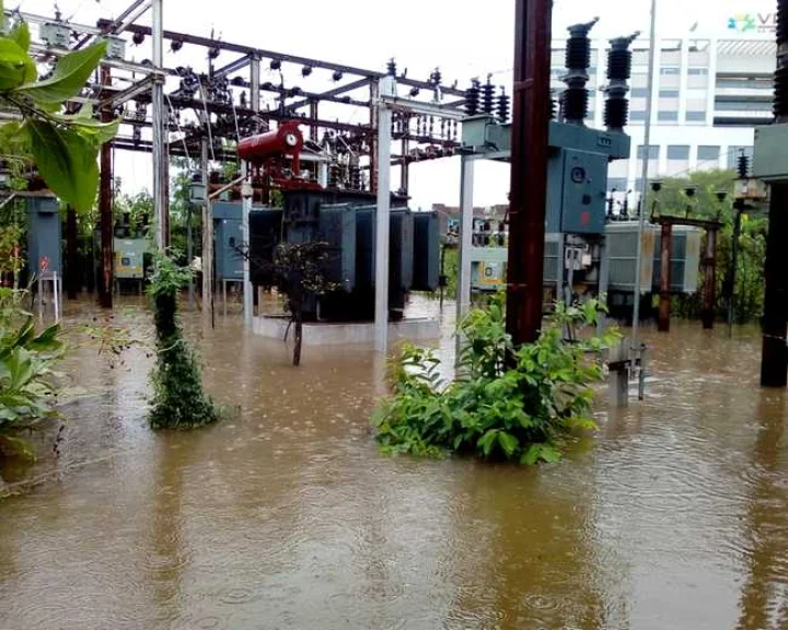 Heavy rain in Indore