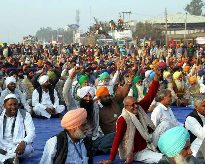 farmers protest