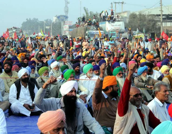 farmers protest