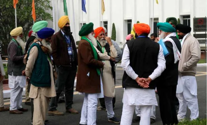 Farmer protest
