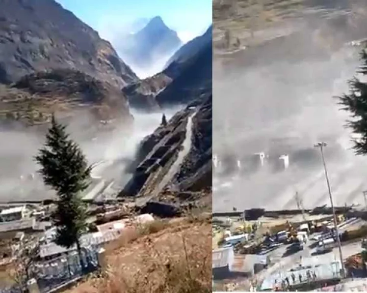 How the glacier breaks