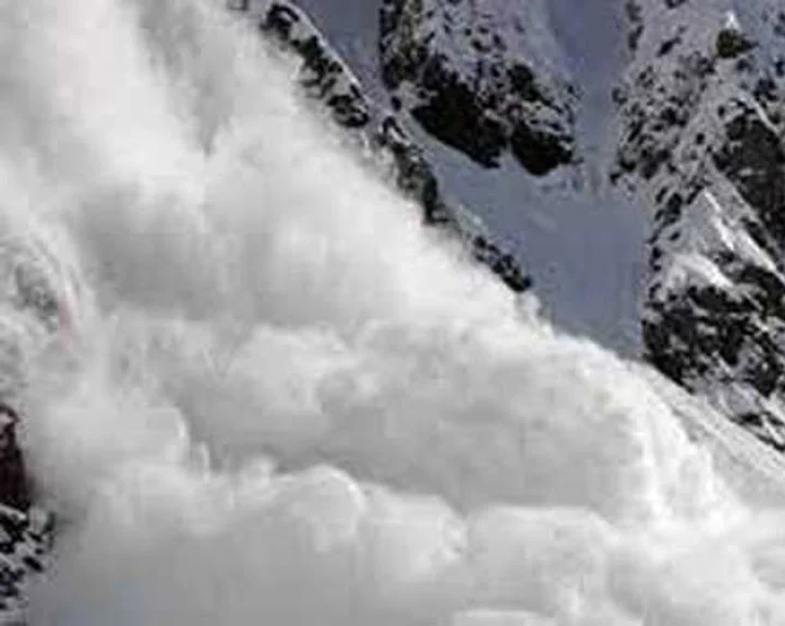 Avalanche in Ladakh