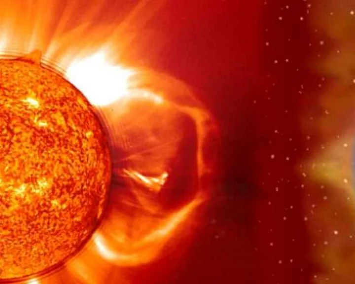 Ladakh's sky illuminated by the glow of solar magnetic storm