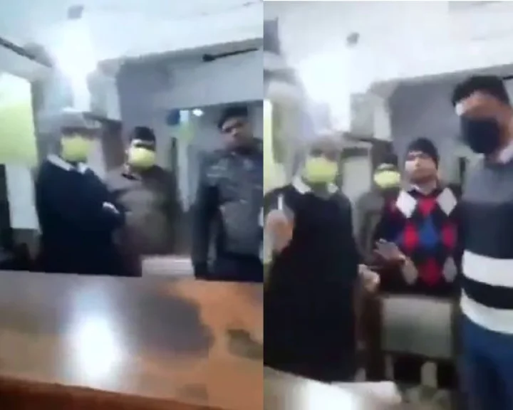 Girl reaching bank wearing hijab stopped 'transaction'