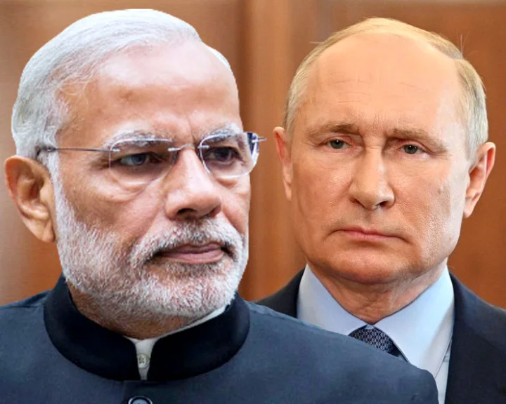 narendra modi and Putin 