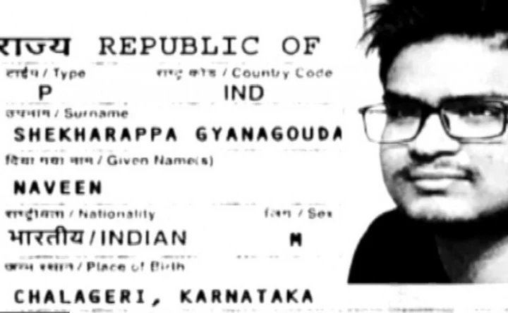 Who was Naveen Shekharappa who died in the bombing of Ukraine