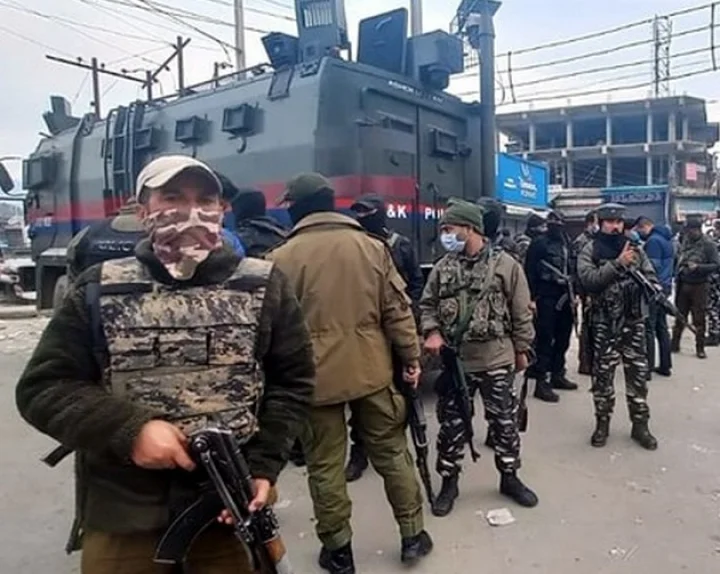 Terrorist attack on security forces in Srinagar