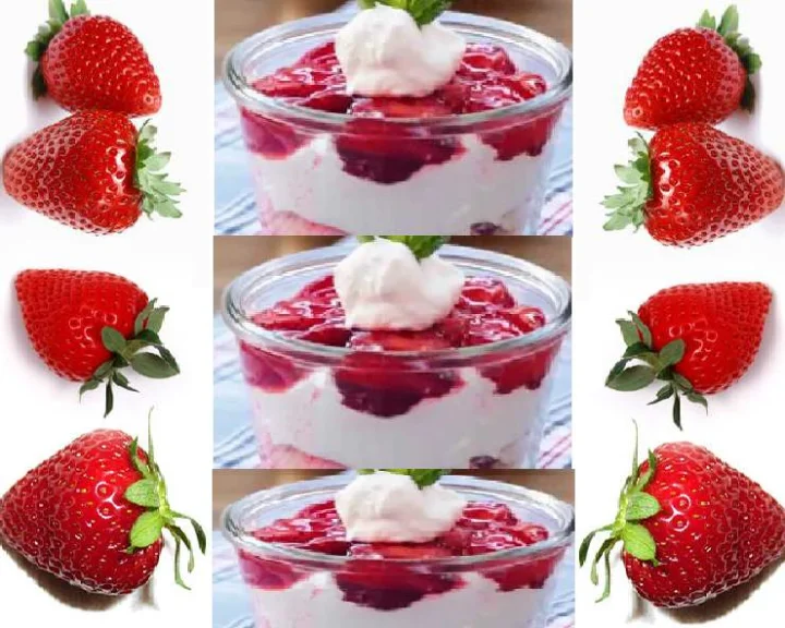 स्ट्रॉबेरी डिलिशियस डेजर्ट