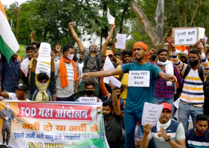 Demonstration against Agneepath