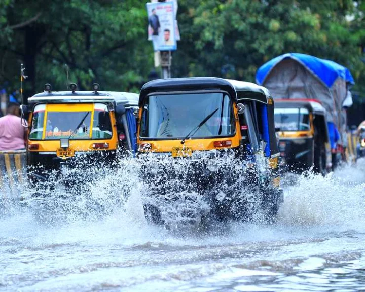 Heavy rain in Mumbai