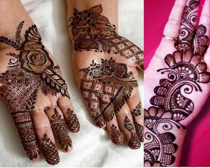 mehndi design on karva chauth