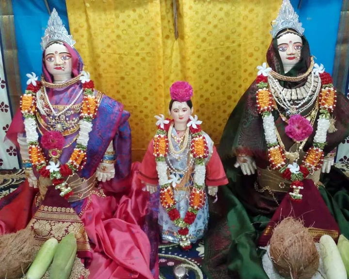 jyeshtha gauri  Mahalakshmi vrat 2024