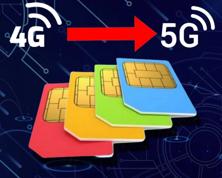 How do I change my SIM card to 5G?