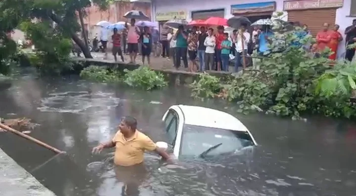 Rain in Meerut