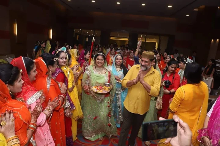 pre karva chauth celebration