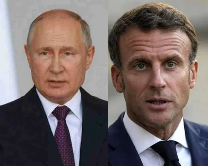 Macron putin