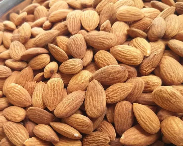 soaked almond in milk