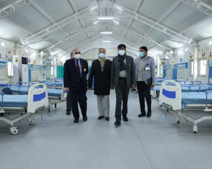mock drill in hospital