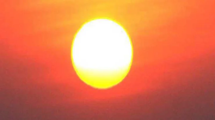 Big chunk of sun broken