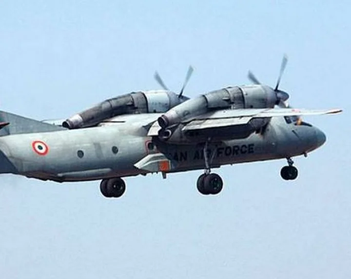 A house was damaged in Madhya Pradesh due to a heavy object falling from an Indian Air Force plane