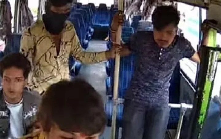 Indore bus hijacked
