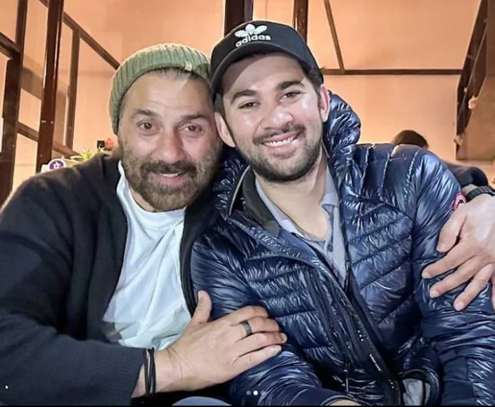 sunny deol and karan deol photo